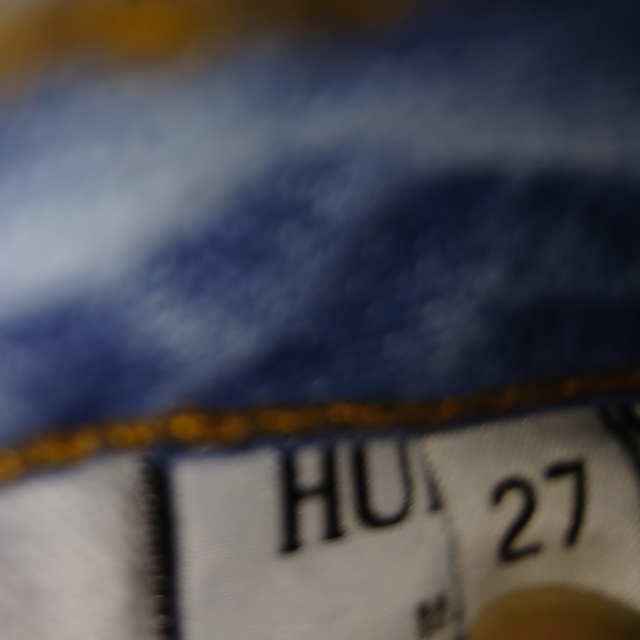 Hudson Jeans Classic Blue Straight Cuffed Leg Denim - Picture 8 of 13